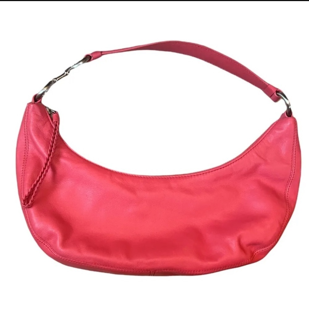 NWT Vintage Y2K Baby Purse Pink Leather Ann Taylor